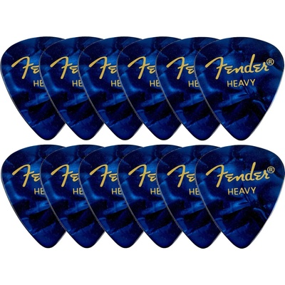 Fender 351 Shape Classic Celluloids 12 Blue Moto Перце за китара (1980351902)