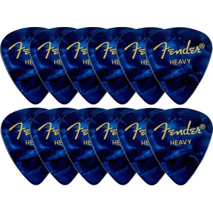 Fender 351 Shape Classic Celluloids 12 Blue Moto Перце за китара (1980351902)