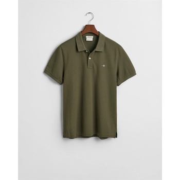 Gant Блуза с яка Gant Shield Pique Polo Shirt - Juniper Green