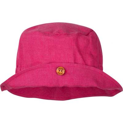 Pure Pure Детска шапка Pure pure Kid's Schlapphut Leinen mit Knopf Hat - Magenta - размер 47-49 cm (904-1935-0811)