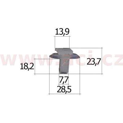 plastová příchytka (sada 5 ks) UP 57286Z