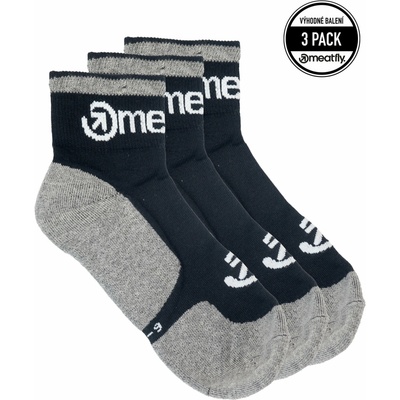 Meatfly чорапи Middle Triple pack Grey | Черна | Размер Meatfly | Cheren | МЪЖЕ | 35-38