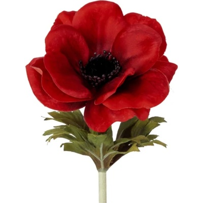 EUROFIRANY Umelý kvet ANEMONE 53 cm červený