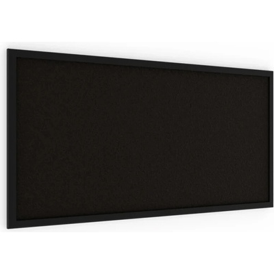Allboards ALLboads , Korková tabule, černá barva korku, 80 x 40 cm, lakovaný dřevěný rám, ČERNÁ, TKBLACK84BK