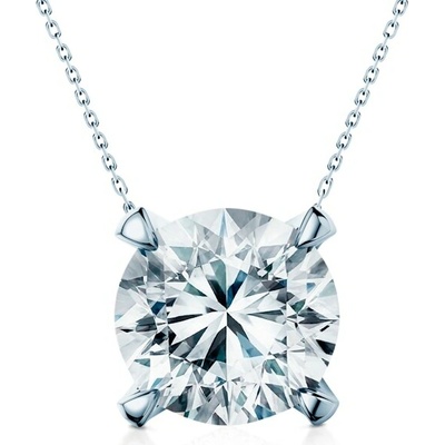 Savicki Náhrdelník biele zlato, laboratórny diamant SYL-N-BR-050-LAB-B