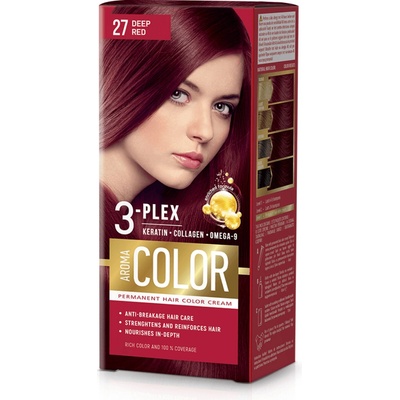 Aroma Color Farba na vlasy sýto červená č. 27