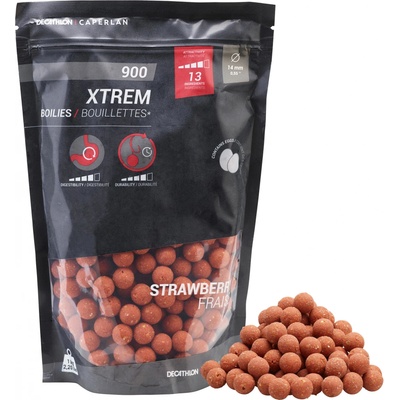 CAPERLAN Boilies na kaprařinu Xtrem 900 1kg 14 mm Jahoda