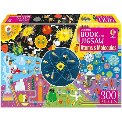 Usborne Пъзел Usborne от 300 части - Атоми и молекули (9781803704784)