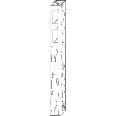 Ferobet Plot farmářský Sloupek 2 140×140×1450 mm natur reliéfní staré dřevo