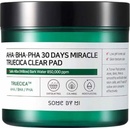 Some By Mi AHA BHA PHA 30 Days Miracle Truecica Clear Pad exfoliačné tampóny pre problematickú pleť 70 ks