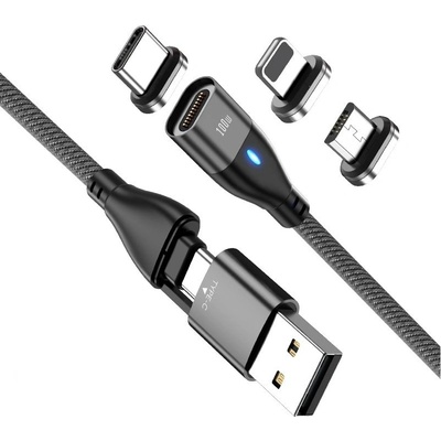 Магнитен кабел 6в1, за доставка на енергия, 100W (20V/5A), 1m (XXX)