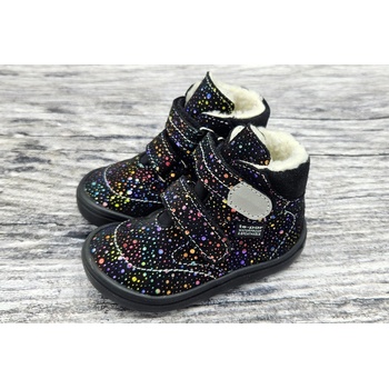 Jonap kožené zimní boty s membránou B5 černá bublina