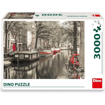 Dino Kanál v Amsterdamu 3000 dílků