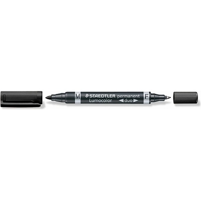 STAEDTLER Маркер Staedtler Lumocolor Duo Perm 0, 6-1, 5мм черен (348-9)