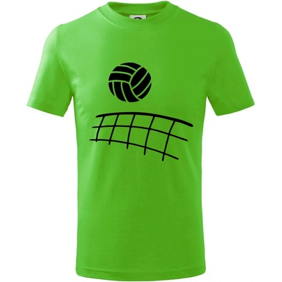 Volejbalová sieť tričko detské Apple Green