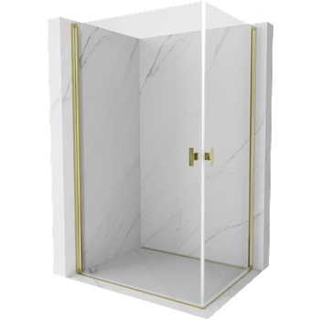Mexen Mist-B Duo душ кабина с врати 90 x 70 см, прозрачно, златно - 8A2-090-070-50-00 (8A2-090-070-50-00)