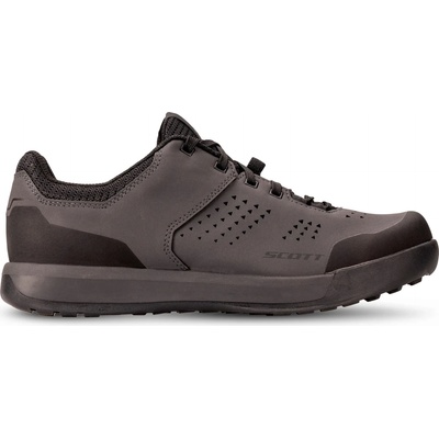 SCOTT Мъжки обувки за планинско колоездене Scott MTB Shr-Alp Flat Lace Cycling shoes - Dark Grey / Black - размер 42 (EU) (036-0900-0213)