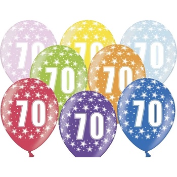 Image 1 of PartyDeco Балон за рожден ден с число 70