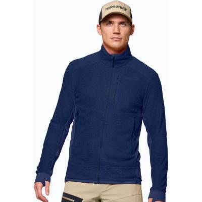 NORRONA Мъжки поларен суитшърт NORRONA Falketind Warm1 Active indigo night