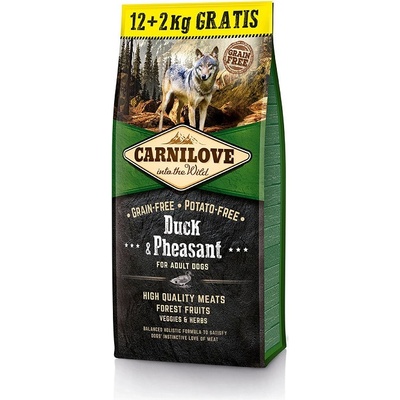 Carnilove Duck & Pheasant for Adult Dogs 14 kg