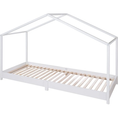 Roba Бяло детско легло тип къща 90x200 cm Montessori - Roba (207022WE)