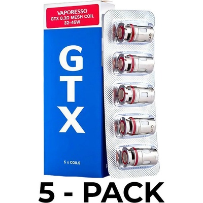 Vaporesso GTX V2 žhaviaca hlava 0,3 ohm 5 ks