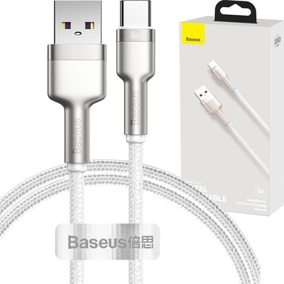 Baseus CAKF000102 Cafule, USB-C, 66 W, 1m, bílý