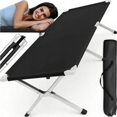 Trizand Polní lůžko 189 x 70 x 43 cm černá – Zboží Dáma