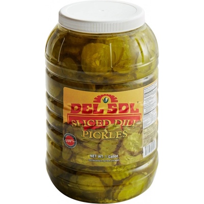 Del Sol Sliced Dill Pickles okurky 3,78 l – Zboží Dáma