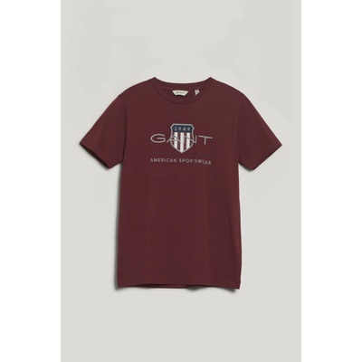 Gant Archive Shield Ss T-shirt Wine Red
