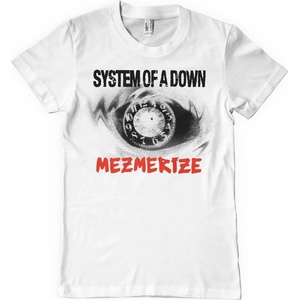 System of a Down Mezmerize Clock White M Риза (WMX-1-SOAD003-H95-11-WH-M)