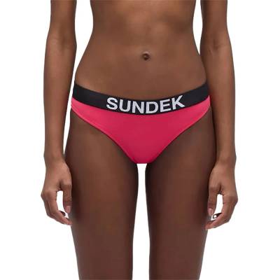 SUNDEK Carmel briefs culotte with logoed elastic bikini bottom - Pink (Pitaya)