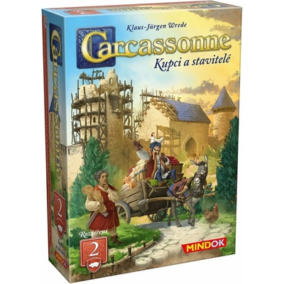 Mindok Carcassonne rozšíření 2: Kupci a stavitelé (2025)