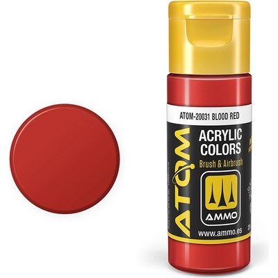 AMMO by MIG Jimenez ATOM COLOR Blood Red 20ml