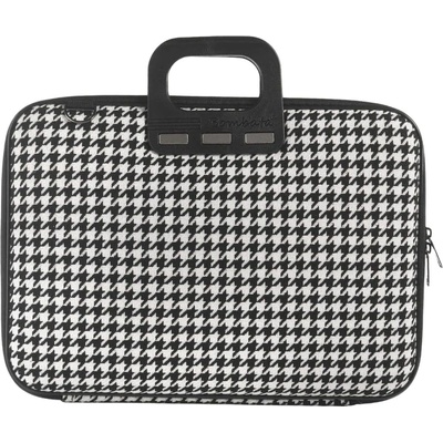 Bombata Чанта Bombata - Pied de poule, 16", черна (E00842-4)