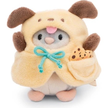 NICI плюш MyMochi Хамстер Shai 8cm в костюм на кученце и бисквитка, комплект подаръчна опаковка 8, 5x