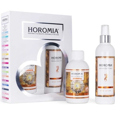 Horomia kazeta Horotwins Elixir parfém na prídlo 250 ml + parfémový sprej na textil 250 ml
