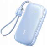 Baseus Външна батерия EnerFill FC21 Qpow 3 Ultra (E0027M03) - Baseus - с отделящ се кабел, 20000mAh, 22.5W - Галактическо синьо