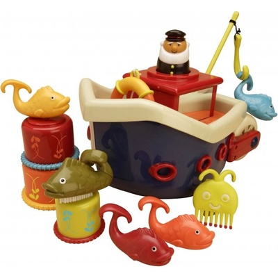 B-Toys loď s kapitánom Fish & Splish