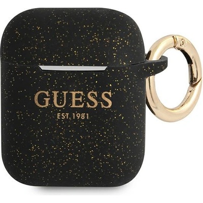 Guess AirPods cover Silicone Glitter GUA2SGGEK
