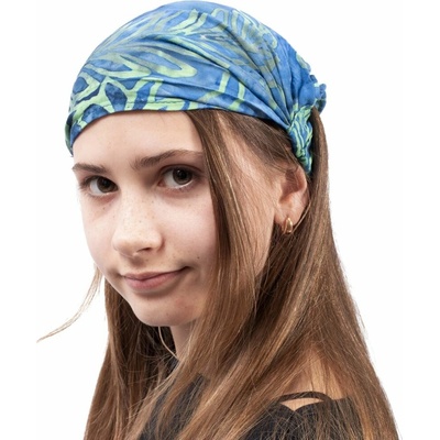 Čelenka BALI BATIK modrá IV.