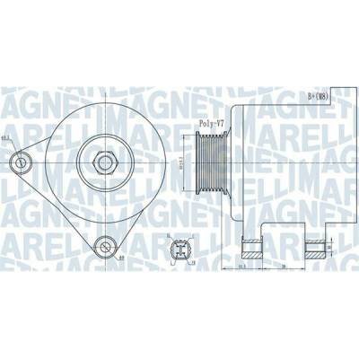 generátor MAGNETI MARELLI 063732078010
