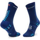 Compressport ponožky Pro Racing Socks v4.0 Run High Sodalite/ fluo blue