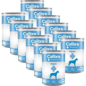 Calibra Ветеринарни диети за кучета с чернодробни проблеми 12x400г