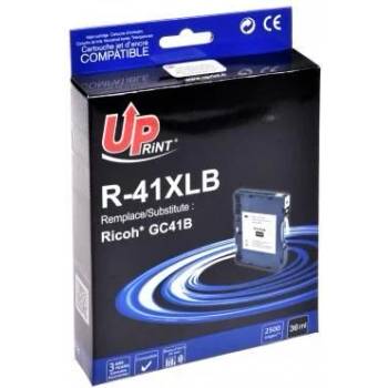 Compatible Мастило гел UPRINT GC41K, RICOH, 36ml, 2500 копия, 405761, Черен (LF-INK-RICOH-GC41K)