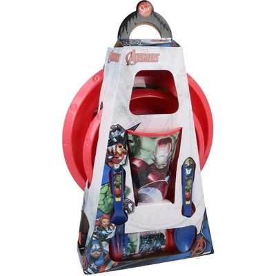 STOR Detský jedálenský set Avengers 6 ks