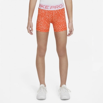 Nike G NP DF 3IN SHORT ANML AOP DO7127 817 Oranžový – Zboží Dáma