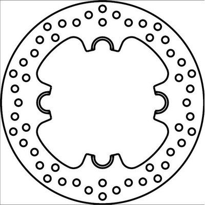 Brembo (Itálie) Zadní brzdový kotouč Brembo 68B40789 - Husqvarna TC 449 ie, 449ccm - 11-13