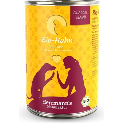 Herrmann's Kuřecí s jáhly Bio 400 g