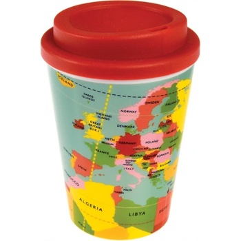 Image 1 of Rex London - Пластмасова чаша с капак - Карта на света (28177)